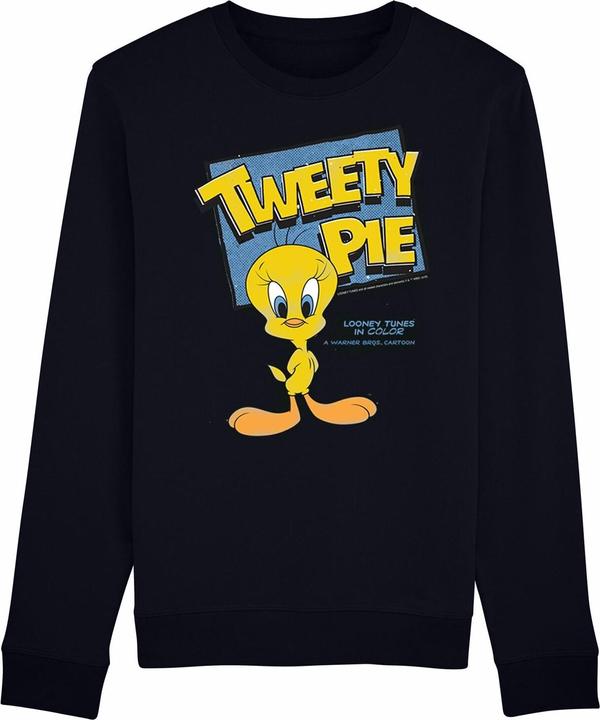Actual product image Looney Tunes Mens Classic Tweety Cotton Sweatshirt (S)