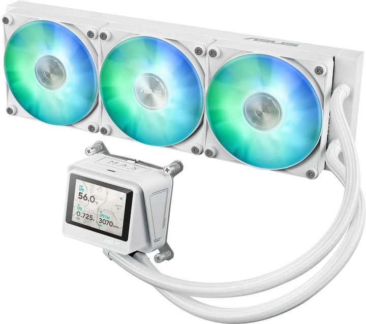 Actual product image ASUS Wak Max Gaming Lc 360 Argb LCD Wht