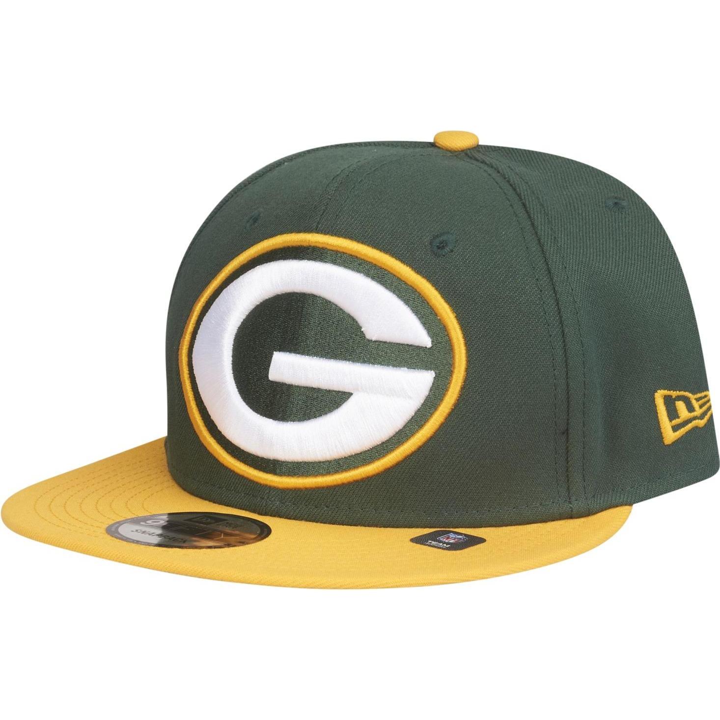 New Era, Herren, Cap, 9Fifty Logo Green Bay Packers, Grün
