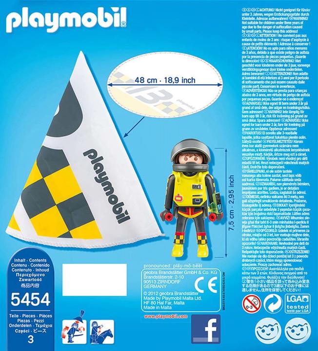 Produktbild Playmobil Fallschirmspringer Greg (5454, Playmobil Sports & Action)