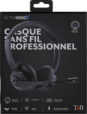 Image du produit T'nB Casque professionnel TNB Activ 1000X (26 h, Sans fil)