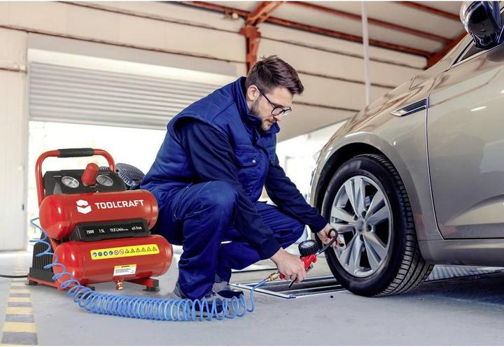 Actual product image Toolcraft Air compressor 7.5L 230V 8 bar (8 bar, 7.50 l)