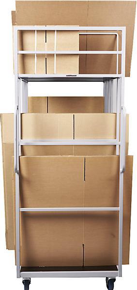 Immagine prodotto Matador Carrello per cartoni, mobile, per cartoni piegati, 4 rotelle pivottanti, di cui (150 kg)