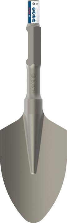 Actual product image Bosch Professional Zubehör PRO HEX 30-4C spade chisel, rounded, 135 x 400 mm (135 mm)
