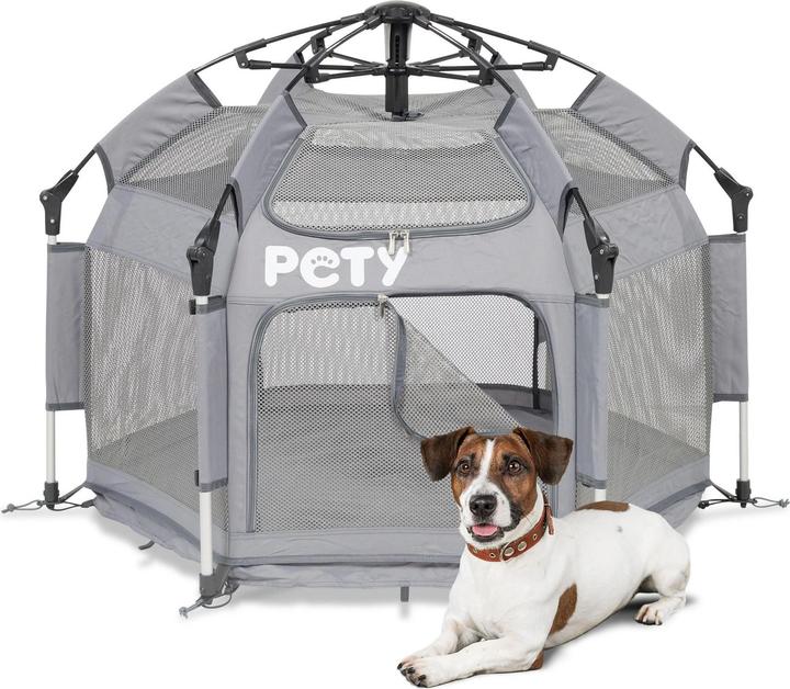 Pety Outdoor enclosure, Ø 110 x 80 cm (Dog kennel)