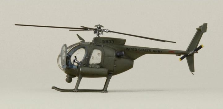Actual product image Italeri AH-6 Night Fox