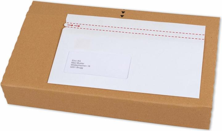 Actual product image Elco Paper document envelope C5/6 window left, 250 pieces (C5/6, 250 pcs.)