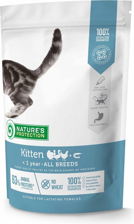 Produktbild Nature Kitten für Kätzchen bis zu 1 Jahr mit Geflügel, 400g (Junior, 12 Stk., 400 g)