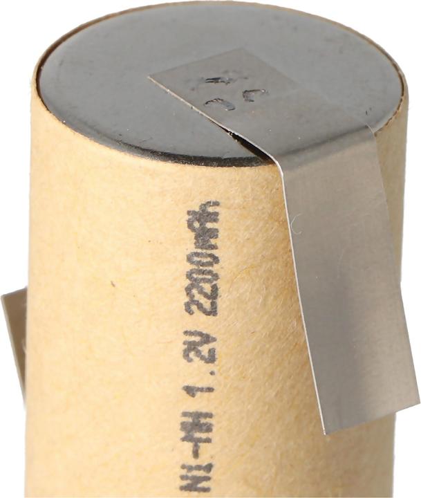 Immagine prodotto AccuCell Akku 4/5 Sub-C mit Lötfahne Z-Form (2100 mAh)