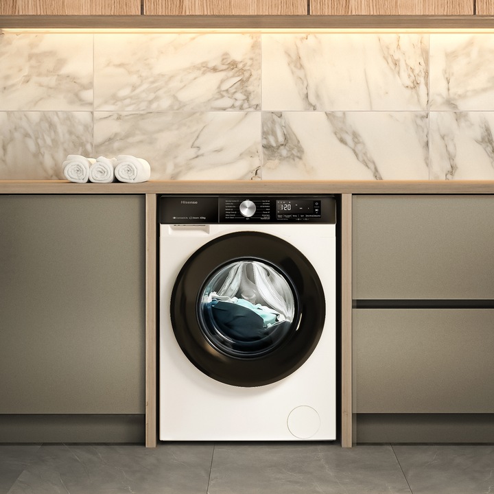 Image du produit Hisense WD3S8043BW3 Lave-linge séchant posable 8Kg