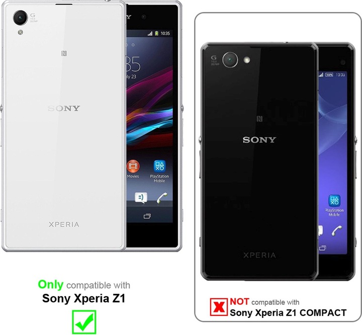 Produktbild Cadorabo 10x Schutzfolie (1 Stück, Sony Xperia Z1)