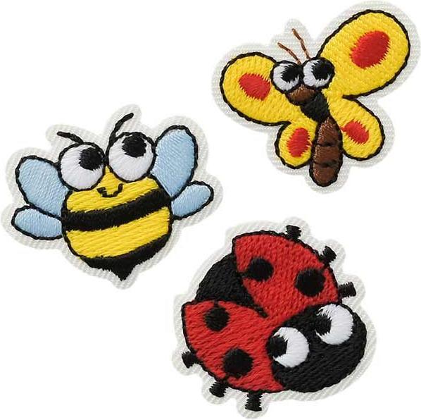 Produktbild Mono Quick Recycl-Patch Wiesentiere Trio (3 Stk., 2.60 x 2.50 cm)