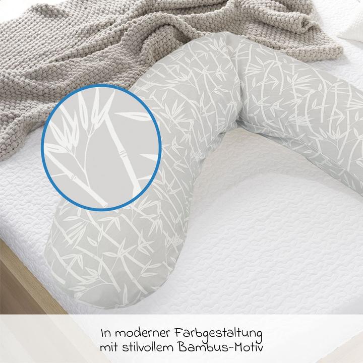 Actual product image Theraline Nursing pillow replacement cover for nursing pillow The Original - Bamboo 190 (190 cm)