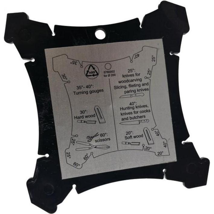 Holzkraft, Abrasivi, 715760156 Winkellehre zur Verwendung mit Schleifscheiben NTS201/256