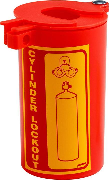 Produktbild Brady Gasflaschen/Gaszylinder - Verriegelung, Rot (045629)