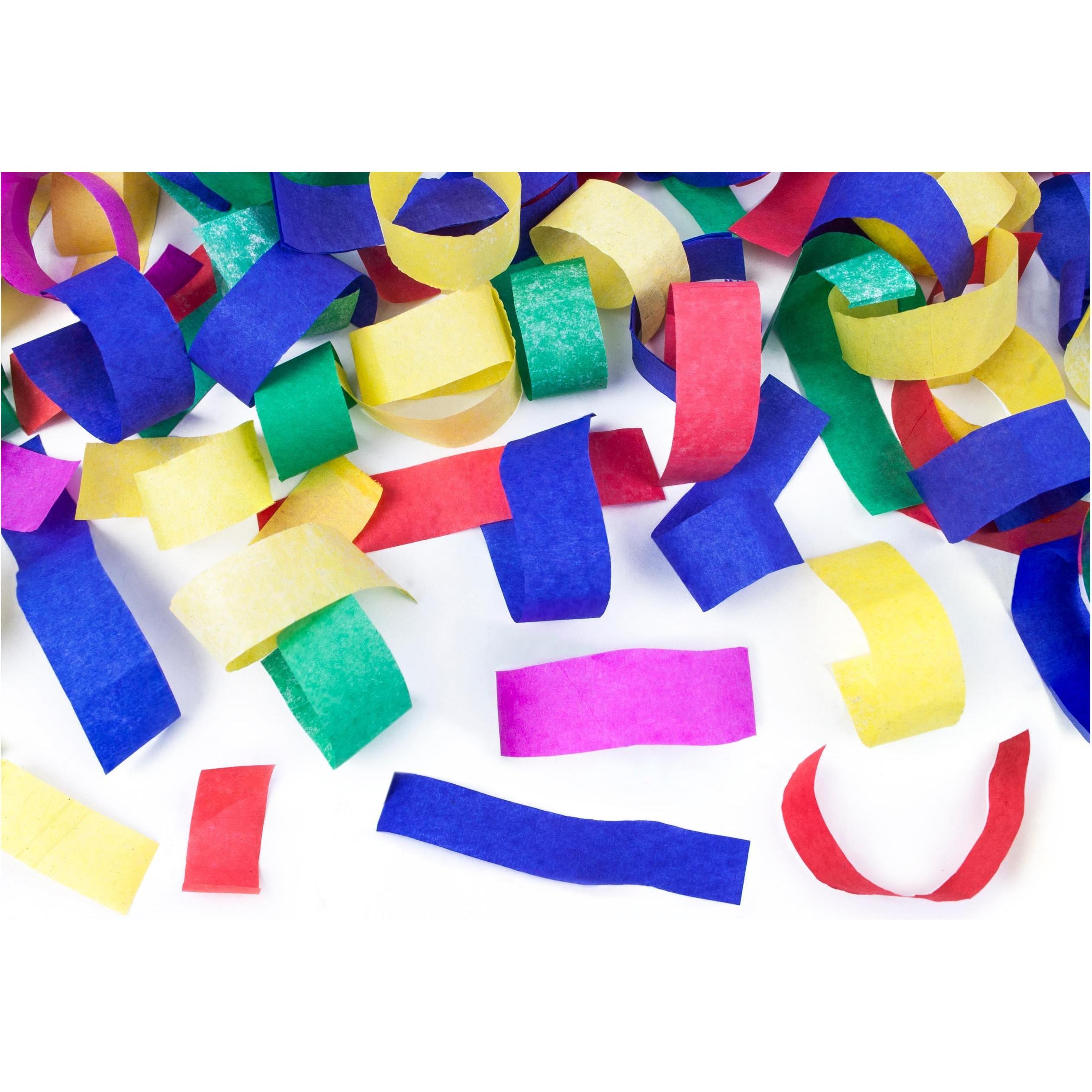 Thumbnail - Partydeco Konfettikanone - 80cm - Papierstreifen - Bunt