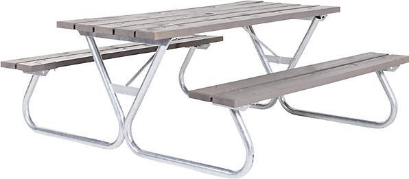 kaiserkraft Sedile a panchina del gruppo, grigio (73 cm)