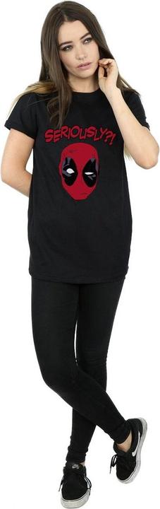 Image du produit Deadpool T-shirt boyfriend en coton Seriously Womens/Ladies (L)