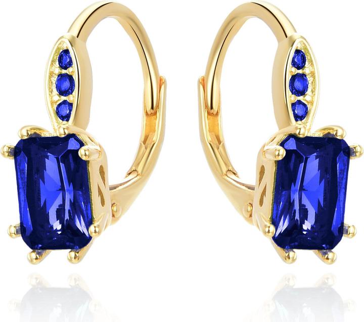 Immagine prodotto Beneto Orecchini in argento con cristallo blu AGUC3350DB-GOLD (Argento)