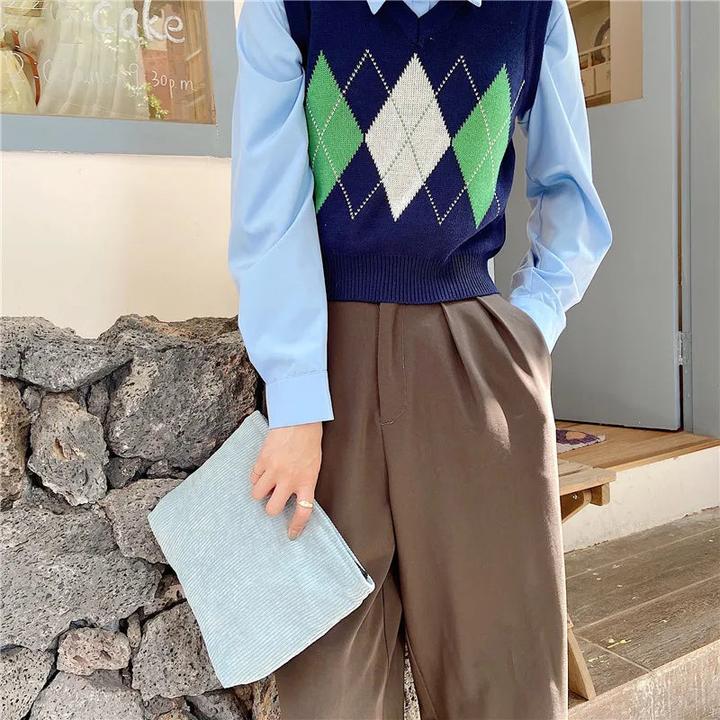 Produktbild Only-Bags.Store Cord Reise Kosmetiktasche Portable Make-up Aufbewahrungstasche Geldbörsen grosse Kapazität