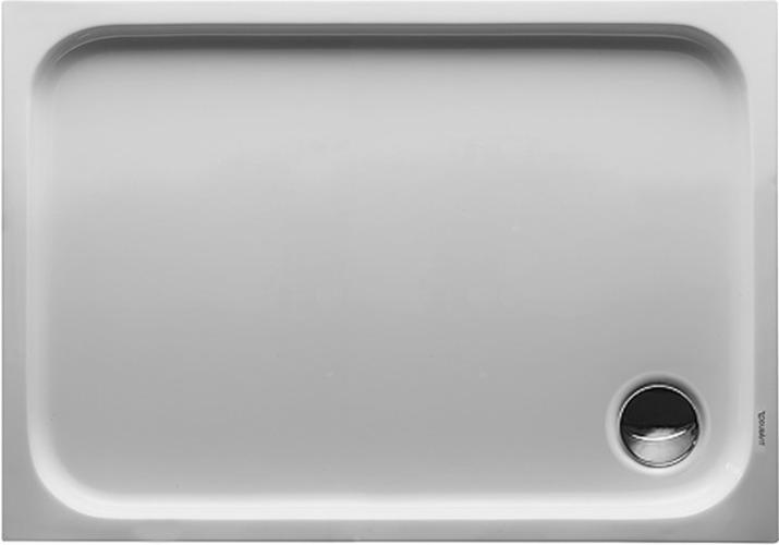 Duravit Receveur de douche D-Code 1000 x 700 x 85 mm blanc lisse 720093000000000