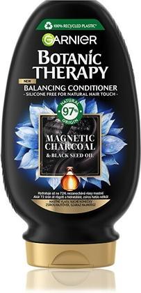 Actual product image Garnier Moisturising conditioner for oily hair and dry hair ends Botanic Therapy Magnetic Charcoal (200 ml)
