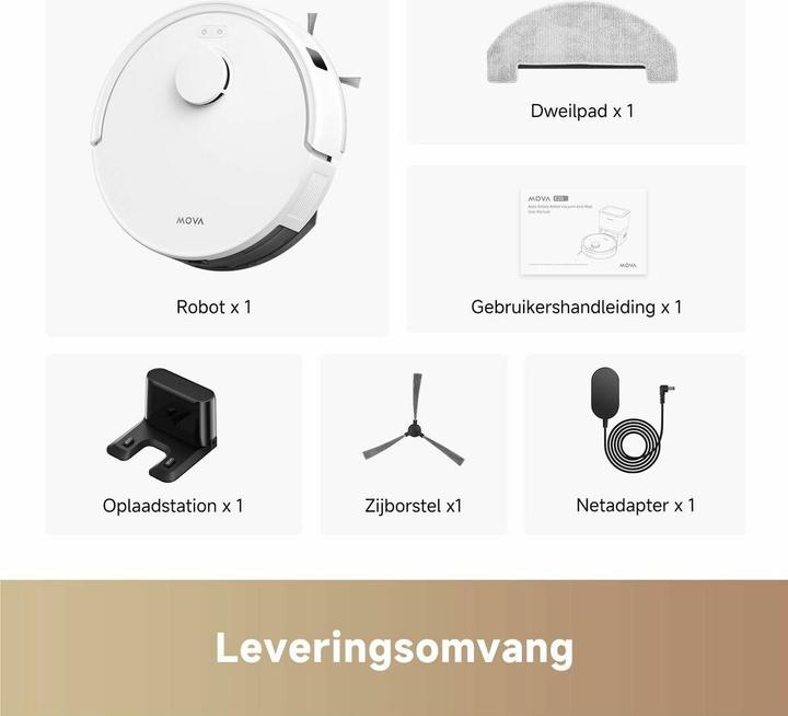 Produktbild Mova E20 (5000 Pa, Wischtuch)