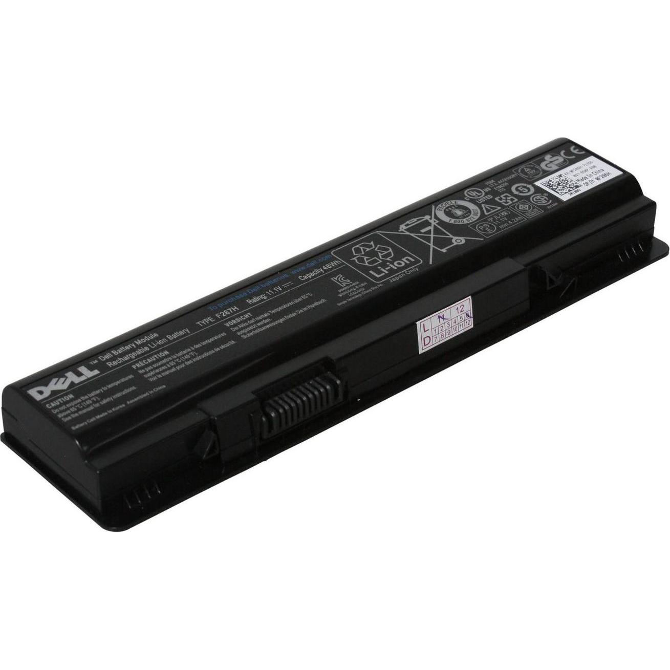 Dell F287F - Notebook/Tablet - 11,1 V - 56 Wh - Schwarz - - Vostro: 1015 - 1310 - A840 - A86..., Notebook Akku, Schwarz
