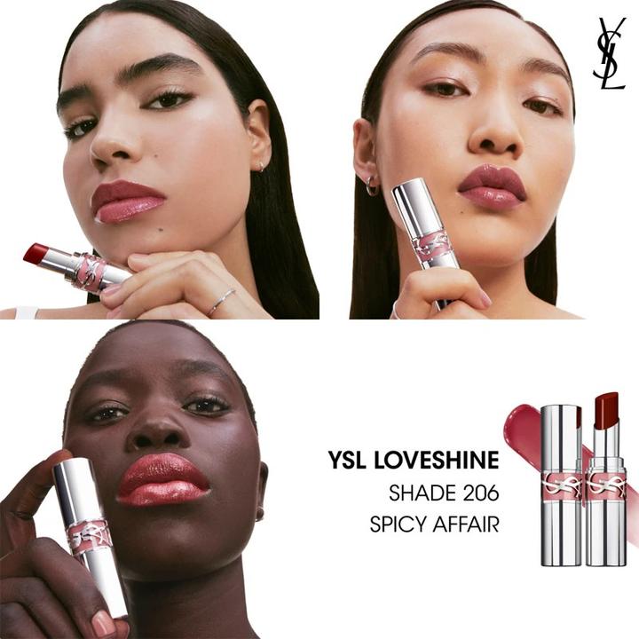 Produktbild Yves Saint Laurent Loveshine Rouge Volupte Shine Lippenstift 206 (206 Spicy Affair)