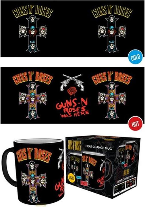 Actual product image GB Eye Tazza Guns N Roses 320ml Heat Change : Cross (100 ml)