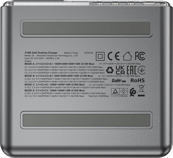 Actual product image Acefast Desktop Power Station (218 W, 4 ports)