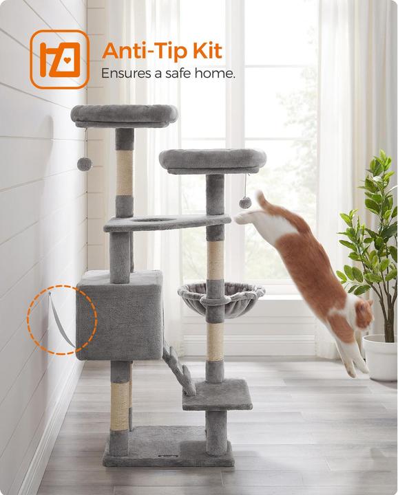 Image du produit Feandrea Meow (142 cm, Gris)