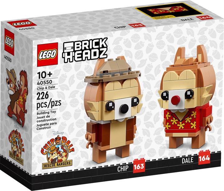 Image du produit LEGO BrickHeadz Chip & Chap 40550 (40550, LEGO Disney, LEGO difficiles à trouver)