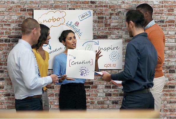 Produktbild Nobo Whiteboard Rahmenlos (60 x 45 cm)