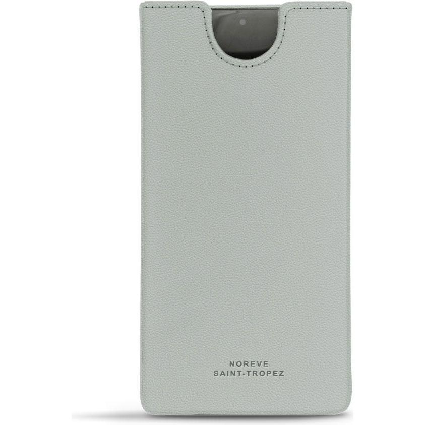 Noreve Lederschutzhülle (Samsung Galaxy Note 10), Smartphone Hülle, Grau