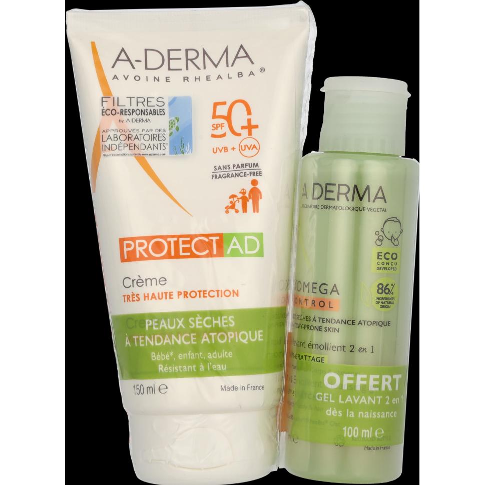 A-Derma, Beauty Geschenkset, Protect AD Cream SPF50+ Set (Haarpflege set)