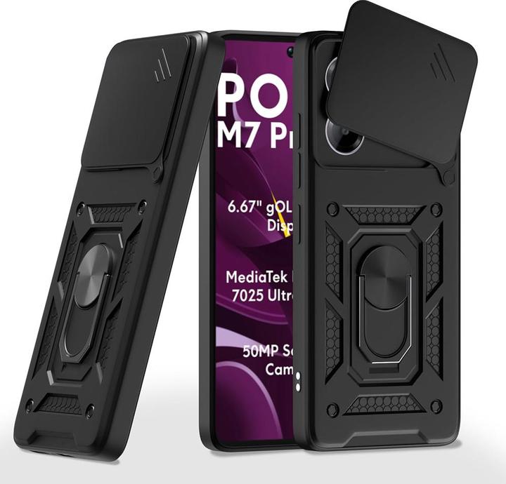 Actual product image Techsuit - CamShield Series - Xiaomi Poco M7 Pro 5G - Black (Xiaomi Poco M7 Pro)