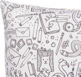 Pincello coloring cushion