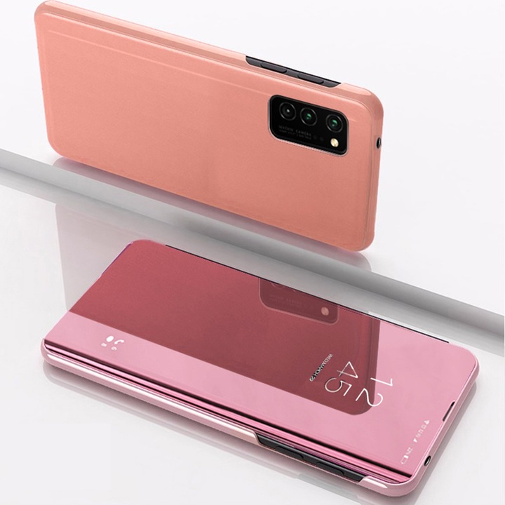 Produktbild OEM Smart Clear View Case für Samsung Galaxy A15 4G / A15 5G rosa (Samsung Galaxy A15, Samsung Galaxy A15 5G)