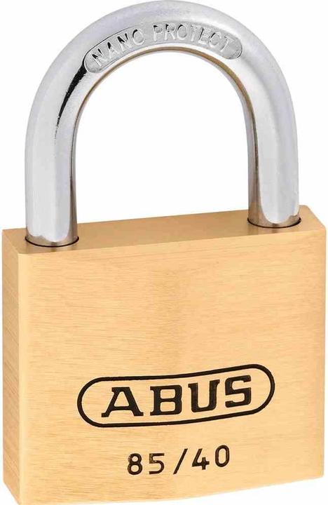 Actual product image Abus Padlock 85/40 brass 40 mm