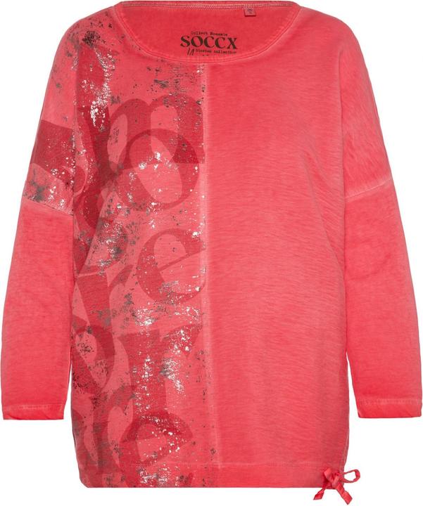 Soccx T-Shirt MEMORY LANE Shirt mit 3/4-Ärmeln (XS)