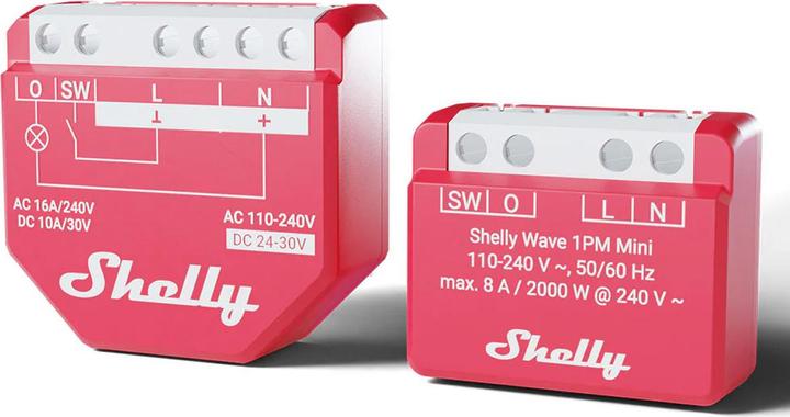 Actual product image Shelly Wave 1PM Mini EU LR (Switch actuator)