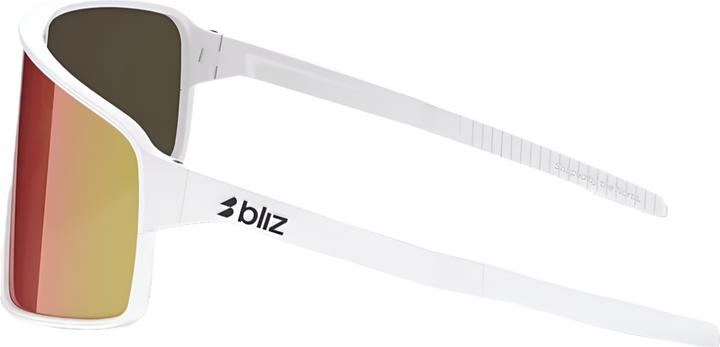 Actual product image Bliz P001 (Matt White-Brown, Red Mirror)