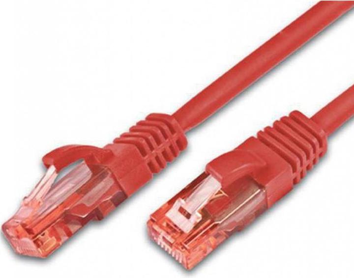 Actual product image Wirewin Patch cord: UTP 10m red (U/UTP, CAT6, 10 m)