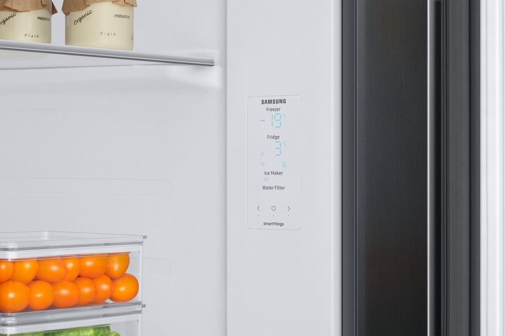 Produktbild Samsung RS68CG883EB1, Vrijstaand, Amerikaanse deur, Antraciet, LED, Binnenin, R600a (634 l)