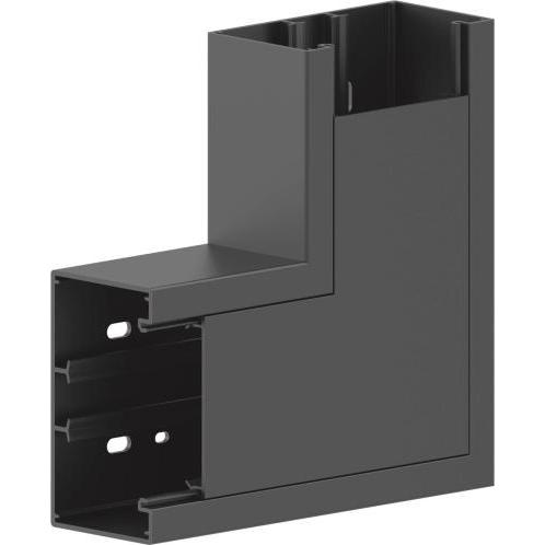 GGK, Leitungsführung, BR 60x110/80-FWGGK BR 60x110/80-FW Flachwinkel BR 60x110/80-9005 PVC 12745 (20 cm)