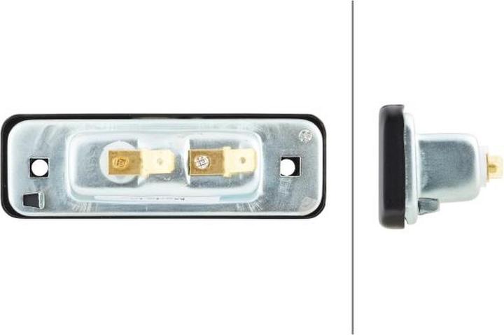 Image du produit Hella Eclairage de plaque d'immatriculation halogène pour EVOBUS