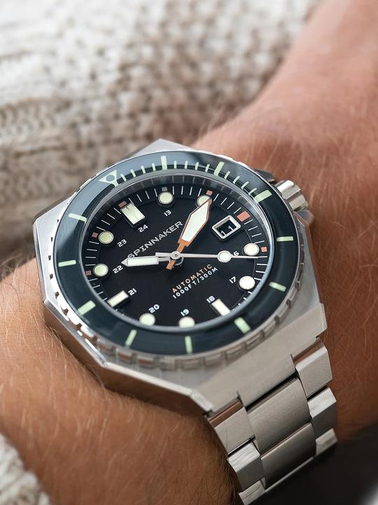 Immagine prodotto Spinnaker SP-5081-GG Orologio Dumas Automatico Uomo 44mm 30ATM (Orologio sub, 44 mm)