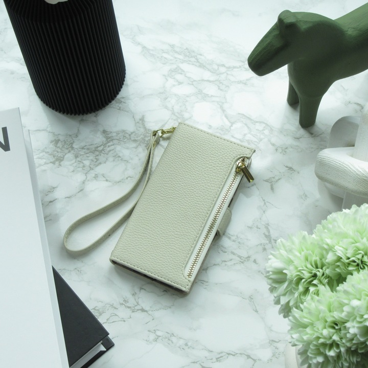 Actual product image PhoneLook Flip wallet cover made from vegan leather with wallet case and magnetic fastener (Apple iPhone 15 Pro)