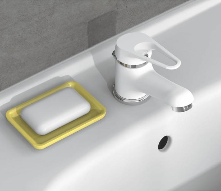 Produktbild Eisl Wasserhahn Bad SPEED Waschtischarmatur Weiss Chrom Einhebelmischer Mischbatterie NI075SCR-W